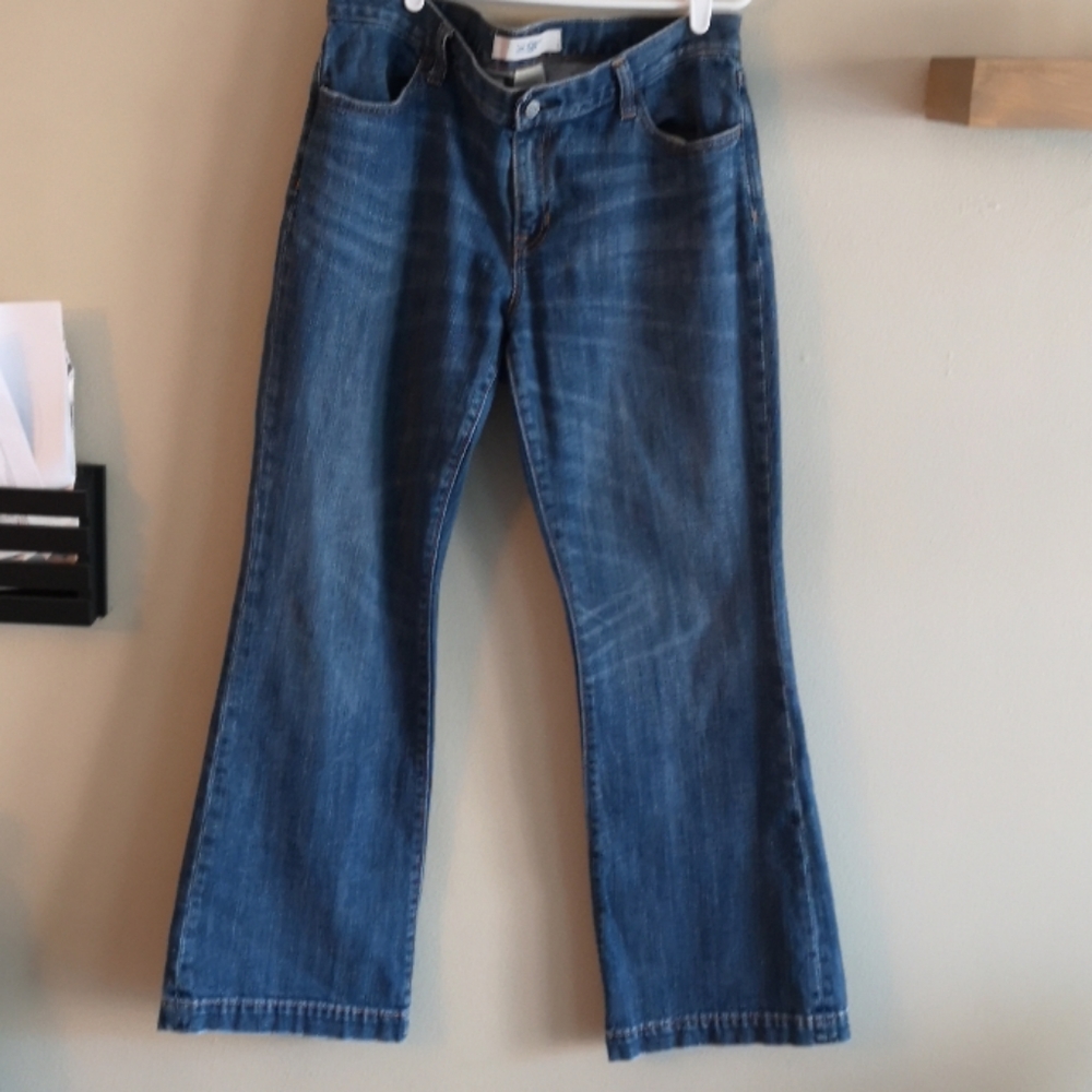 Gap long and lean flare jeans